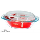 cocotte ovale verre mijotex 2.5 litre