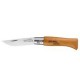 couteau opinel n° 4 lame acier manche hêtre 4vrn