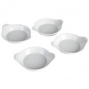 cassolette ronde porcelaine blanche diamètre 14.5 cm