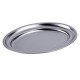 plat oval inox à servir 25*17 cm inoxibar