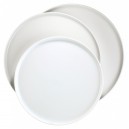 plat plat à tarte porcelaine blanche 31 cm