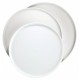 plat plat à tarte porcelaine blanche 31 cm