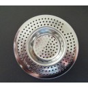 grille évier inox petits trous diam. 7 cm