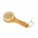 brosse de bain bois avec pierre ponce