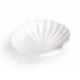 coquille st jacques porcelaine blanche