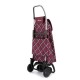 chariot ROLSER 4 roues chiara bordeaux 