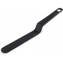 spatule inox à crêpe manche isolant lame 26 cm