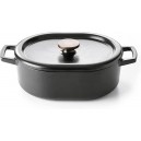 cocotte fonte émaillée ovale beka nori 31 cm