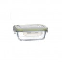 BOITE HERMETIQUE RECTANGLE EN VERRE 0.73L 17X13X7CM