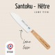 couteau santoku nogent lame 11 cm manche hêtre