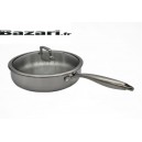 Sauteuse inox tecuisine 28 cm